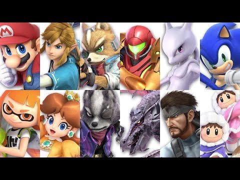 Super Smash Bros Ultimate - All 68 Characters Gameplay Showcase - UC-2wnBgTMRwgwkAkHq4V2rg