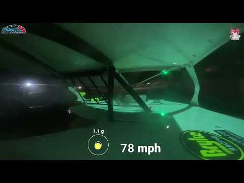 #00 Cason harris - B-Mod - 7-25-2025 Monett Motor Speedway - In Car Camera - dirt track racing video image