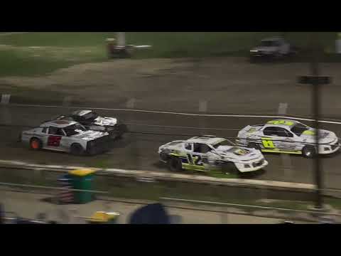 Street Stock Feature 8/16/2023 at Wilmot Raceway - dirt track racing video image