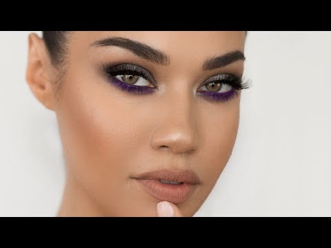 Gunmetal Purple Smokey Eye Makeup Tutorial | Eman - UCaZZh0mI6NoGTlmeI6dbP7Q