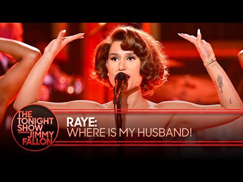 RAYE: WHERE IS MY HUSBAND! | The Tonight Show Starring Jimmy Fallon