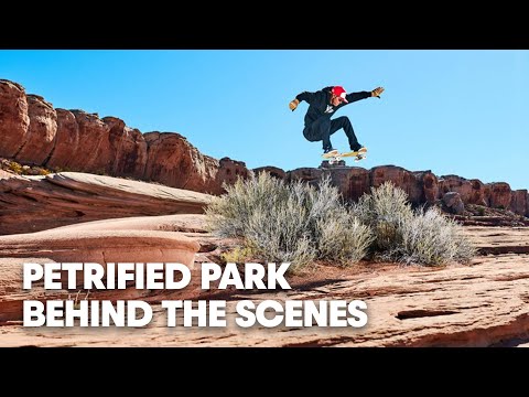 Behind The Scenes: Skating Utah's Ancient Rock Desert  |  PETRIFIED PARK - UCf9ZbGG906ADVVtNMgctVrA