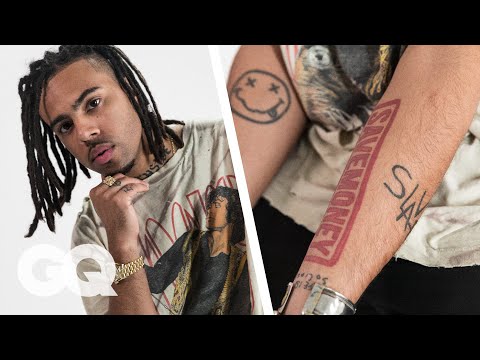 Vic Mensa Breaks Down His Tattoos | Tattoo Tour | GQ - UCsEukrAd64fqA7FjwkmZ_Dw