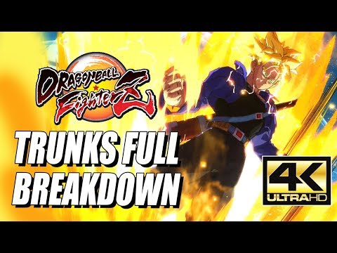 TRUNKS - Combos, Specials & Breakdown: DragonBall FighterZ (4K HD) - UCOgaIuQYGr6ow_jbote4BKA