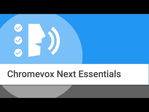 Using ChromeVox on your Chromebook: Fundamentals - UCL8ZULXASCc1I_oaOT0NaOQ