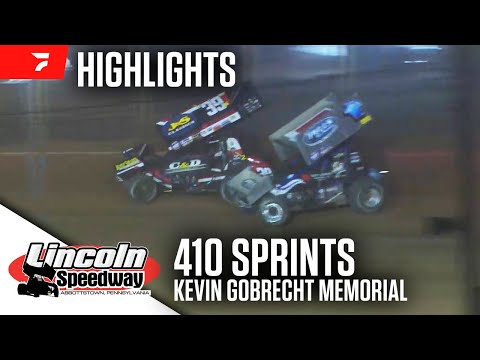 Kevin Gobrecht Memorial | 410 Sprints at Lincoln Speedway 8/30/25 | Highlights - dirt track racing video image