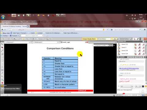 أكاديمية الدارين|أوراكل|محاضرة2