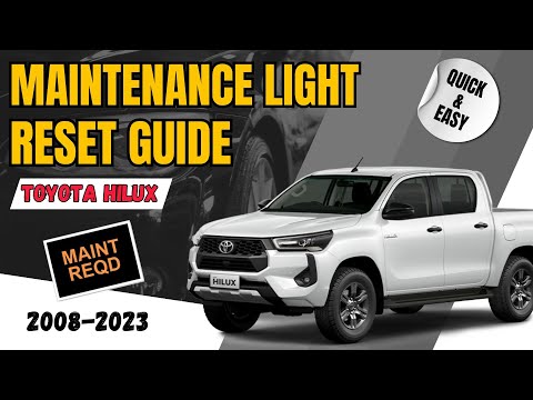 Как сбросить индикатор «Service» на Toyota Hilux: пошаговая инструкция