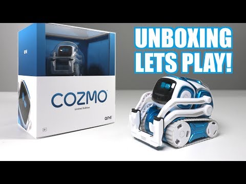 Unboxing & Lets Play - BLUE COZMO - Limited Edition -  Anki's New Cute Robot (FULL REVIEW!) - UCkV78IABdS4zD1eVgUpCmaw