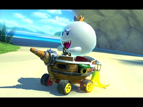 Mario Kart 8 Deluxe - 200cc Shell Cup (King Boo Gameplay - New Character) - UCg_j7kndWLFZEg4yCqUWPCA