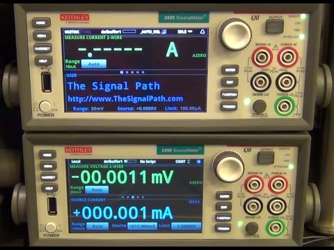 TSP #36 - Keithley 2450 Source Measure Unit (SMU) Review and Experiments - UCKxRARSpahF1Mt-2vbPug-g