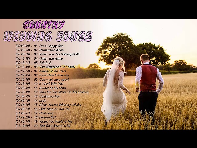 The Top 10 Country Songs for Your Wedding