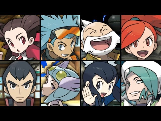 Pokemon Omega Ruby and Alpha Sapphire Gym Leaders - ORAS Gym Leaders