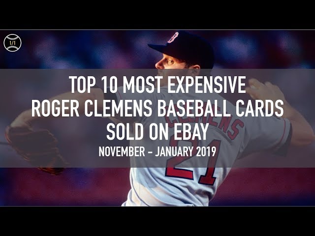 Roger Clemens Baseball Card Sells for Record Price