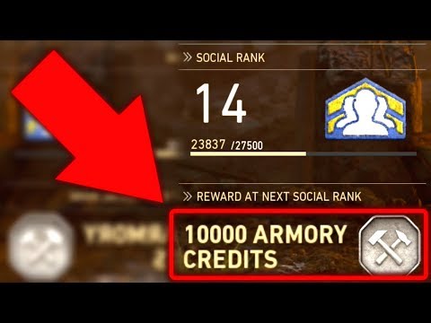 FREE 10,000 Armory Credits?! (Importance of Social Rank) - UC9Xnzk7NEdUzU6kJ9hncXHA