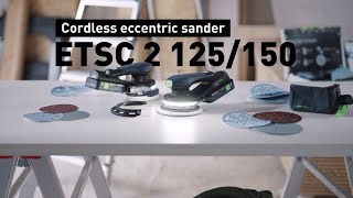 Festool akuekstsentriklihvmasin ETSC 2 150 4,0 I-Plus