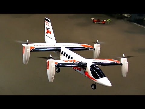 RC VTOL MODEL AIRCRAFT X44 VERTICAL TAKE-OFF AIRPLANE / Faszination Modellbau 2015 - UCH6AYUbtonG7OTskda1_slQ