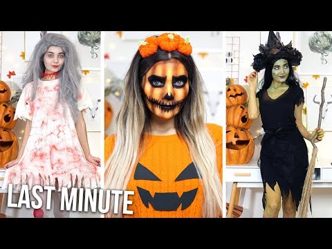 DIY LAST MINUTE HALLOWEEN COSTUME IDEAS! AD - UCBKFH7bU2ebvO68FtuGjyyw