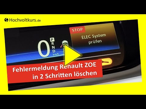 Come si resetta la spia Service della Renault Zoe?
