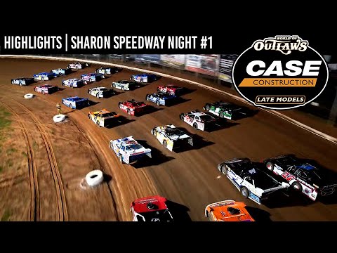 World of Outlaws CASE Late Models | Battle at the Border Sharon Speedway | May 25, 2023 | HIGHLIGHTS - dirt track racing video image