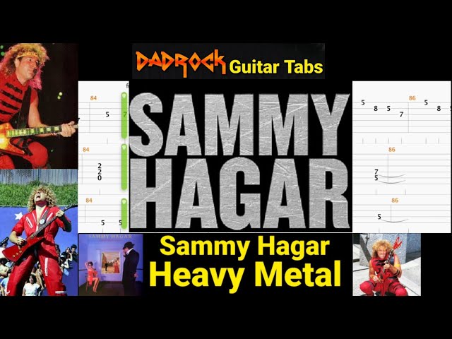 Sammy Hagar’s Heavy Metal Guitar Music Sheets