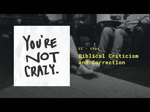 Biblical Criticism and Correction