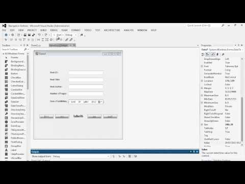89. برمجة قواعد البيانات – أزرار التمرير باستخدام  Databinding and CurrencyManager