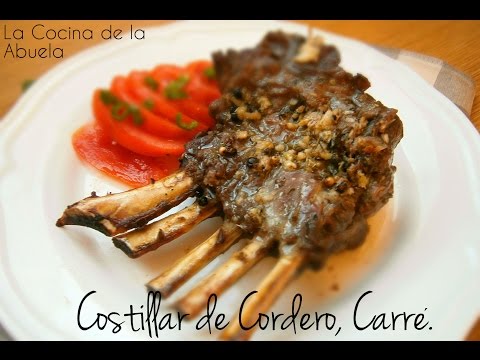 Costillar de cordero, carré al horno. Receta sencilla. - UCH73kBoFKJ8-L6KCXWdNr6Q