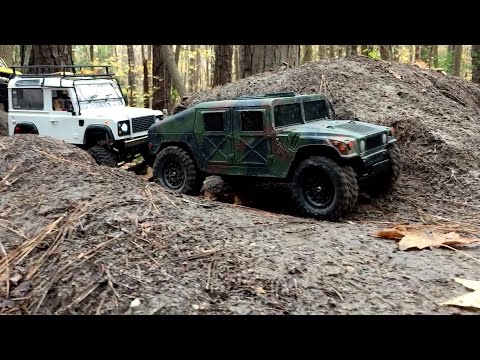 RC Hummer, Land Rover Defender & Toyota Trail Finder Take On The Trail - UCiqTEhDiWz1eb7exfWiy5TA