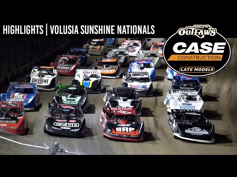 World of Outlaws CASE Late Models | Sunshine Nationals | January 19, 2024 | HIGHLIGHTS - dirt track racing video image