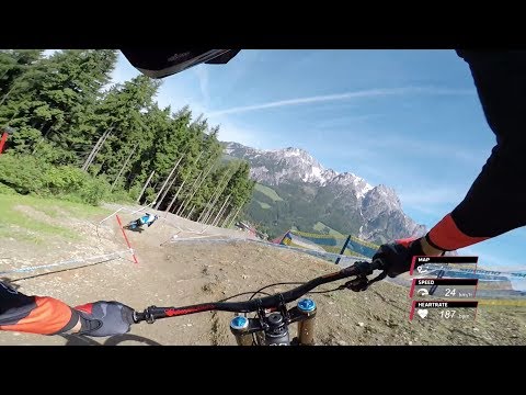 Claudio Previews the Leogang Track on a 29er DH Bike! | UCI MTB World Cup 2017 - UCblfuW_4rakIf2h6aqANefA