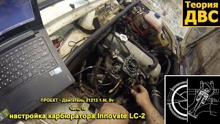 "ПРОЕКТ - Двигатель 21213 1.9L 8v": Часть 10 настройка карбюратора Innovate LC-2