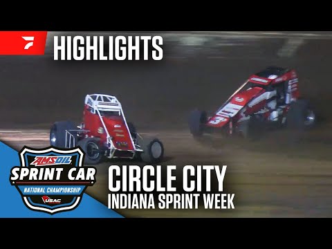 USAC Indiana Sprint Week at Circle City Raceway 7/30/25 | Highlights - dirt track racing video image