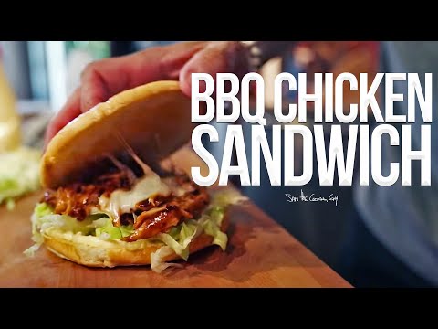 Best Quick BBQ Chicken Sandwich | SAM THE COOKING GUY - UCbRj3Tcy1Zoz3rcf83nW5kw