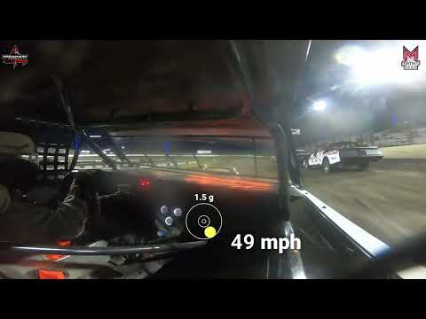 #1P Marshall Penson - USRA Stock Car - 5-3-2024 Arrowhead Speedway - In Car Camera - dirt track racing video image