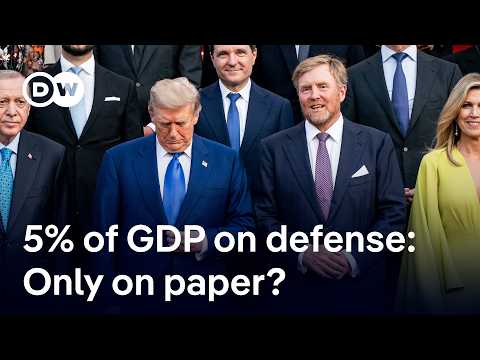 Are NATO members really serious about spending 5 percent of GDP on defense? | DW News