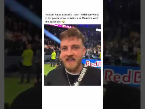 He really hate Barcelona #barcelona #football #soccerteam #realmadrid #manchesterunited #psg #messi