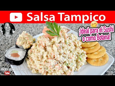 SALSA TAMPICO ENSALADA DE SURIMI | Vicky Receta Facil - UCewhO42h_TIKZdntpI-v39g