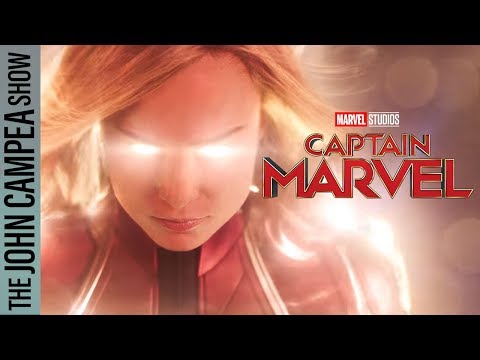 The First Captain Marvel Trailer Is Here - The John Campea Show