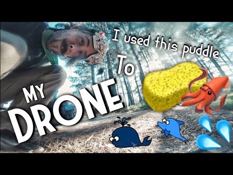 Cleaning Drone with Puddle  - UCQEqPV0AwJ6mQYLmSO0rcNA
