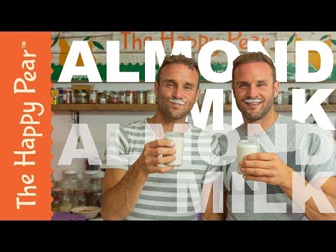 The best almond milk - How to make Almond Milk #PLANTBASED THE HAPPY PEAR