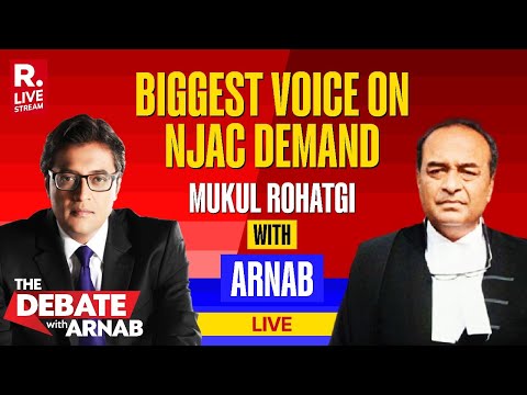 Debate With Arnab LIVE: Mukul Rohatgi Decodes NJAC Revival Row