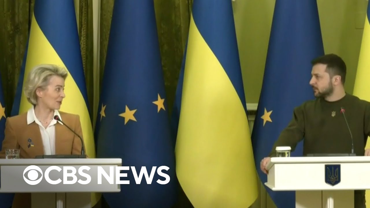 As Ukraine seeks EU membership, nation hosts officials from bloc amid war with Russia