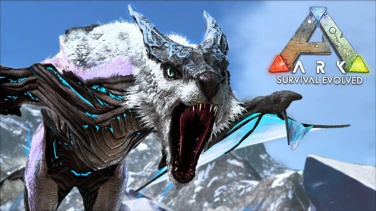 ARK Survival Evolved ICE DRAGON "MANAGARMR" TAMING!! (ARK Extinction