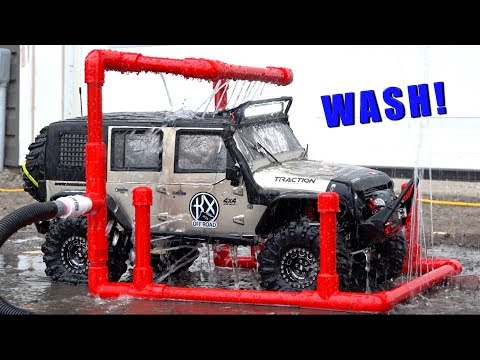 "TOUCHLESS" RC TRUCK WASH! DIY PVC PROJECT: Waterproof Trucks ONLY! - UCZS4lGPG6JJs1NdtiHXsABw