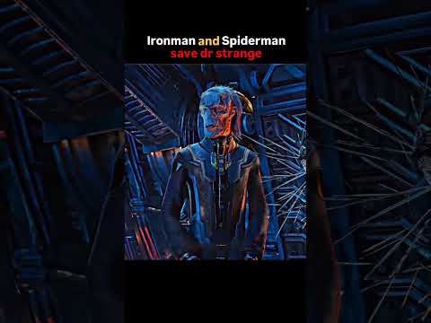 Iron Man and Spider-Man rescue Doctor Strange #ironman #doctorstrange #spiderman #craftermm