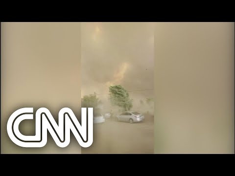 Ao combater incêndio, Bombeiros são surpreendidos por tornado nos EUA | CNN PRIME TIME