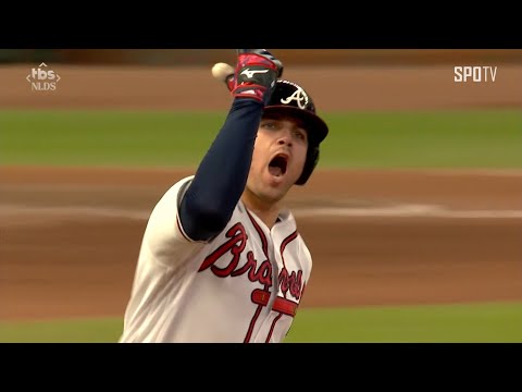 [MLB NLDS 2차전] 필라델피아 vs 애틀랜타 MVP 오스틴 라일리 (10.10)