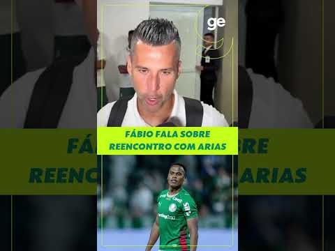 FÁBIO COMENTA REENCONTRO COM EX-COMPANHEIRO JHON ARIAS | #shorts | ge.globo