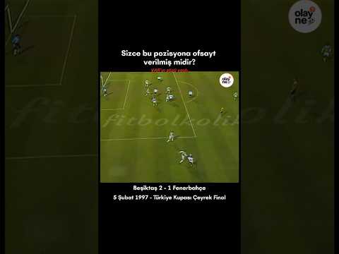 Sizce bu pozisyona ofsayt verilmiş midir? #viral #futbol #fenerbahçe #beşiktaş #galatasaray #shorts